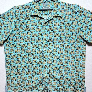 Tommy Bahama Official Swordfish Logo 100% Rayon Shirt.‎ SIZE XXL. #777